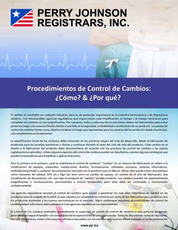 Procedimientos de Control de Cambios: ¿Cómo? & ¿Por qué?