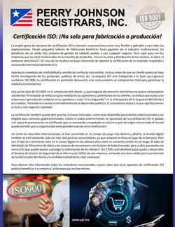 Certificación ISO: ¡No solo para fabricación o producción!