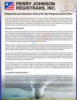 Preparación para Desastres: Cómo y Por Qué Prepararse para lo Peor