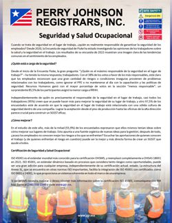 Seguridad y Salud Ocupacional