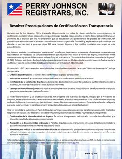 Resolver Preocupaciones de Certificación con Transparencia
